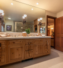 Primary Bath Double Sink & Cabinet