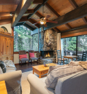 Living Room Fireplace View