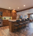 Kitchen with Bar