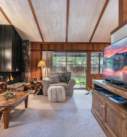 #35 View across Living Room, Fireplace Slider