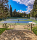 #69 down stairs to Tennis Courts